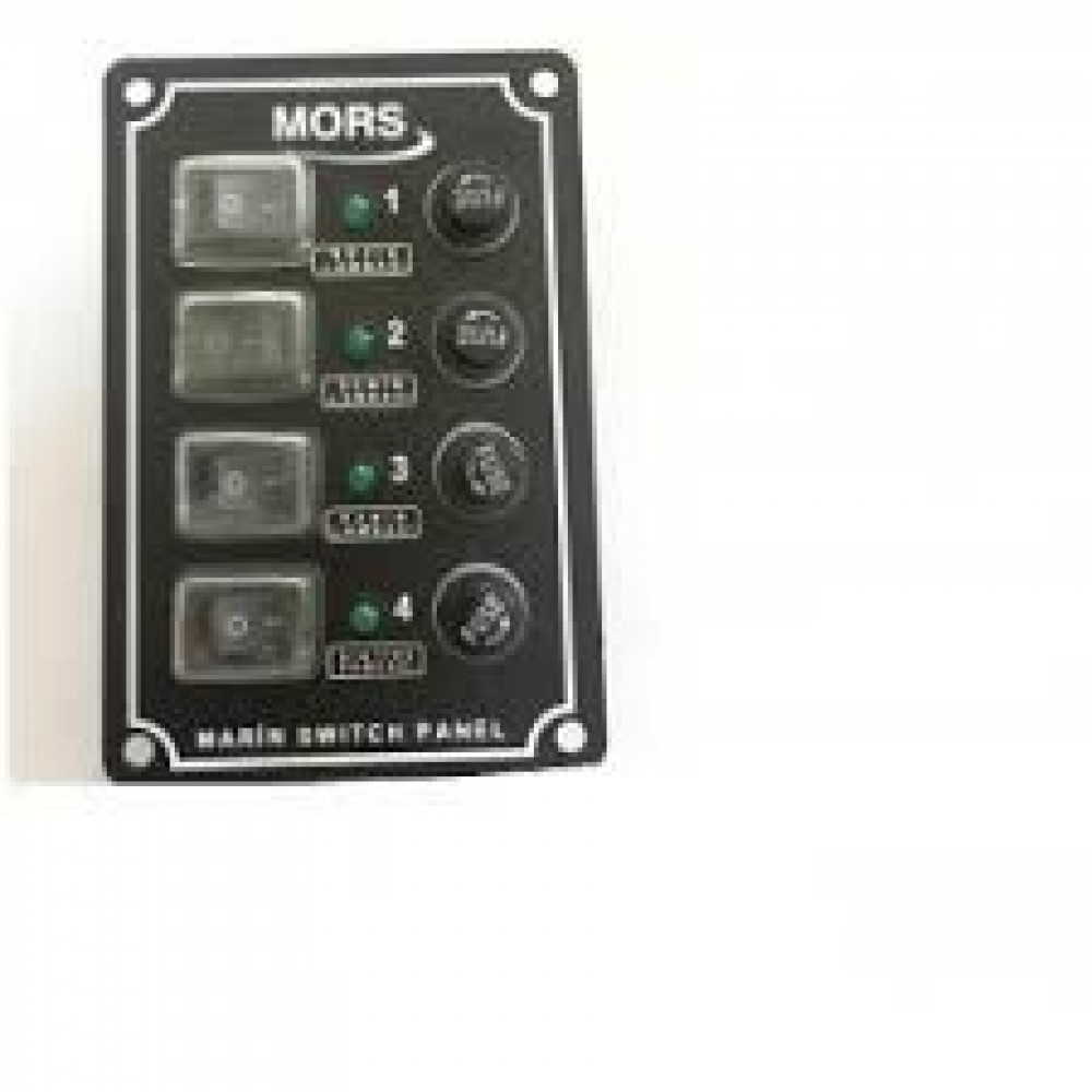 MORS MARİN SWİTCH PANEL 4 LÜ