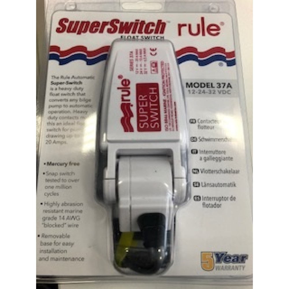 RULE SİNTİNE SWİTCH 12-24 V 37 AMP