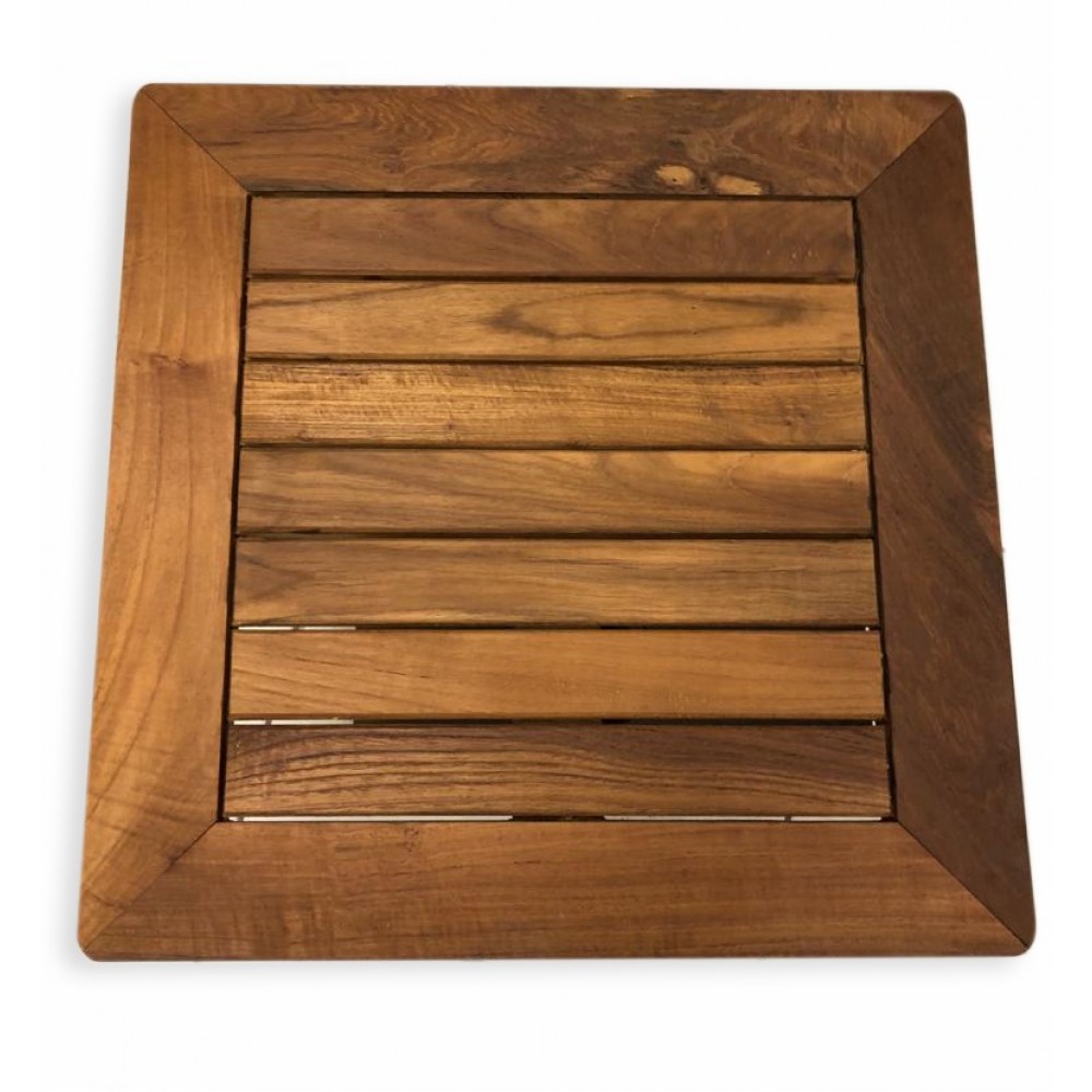 TEAK KARE MASA TABLA 50X50