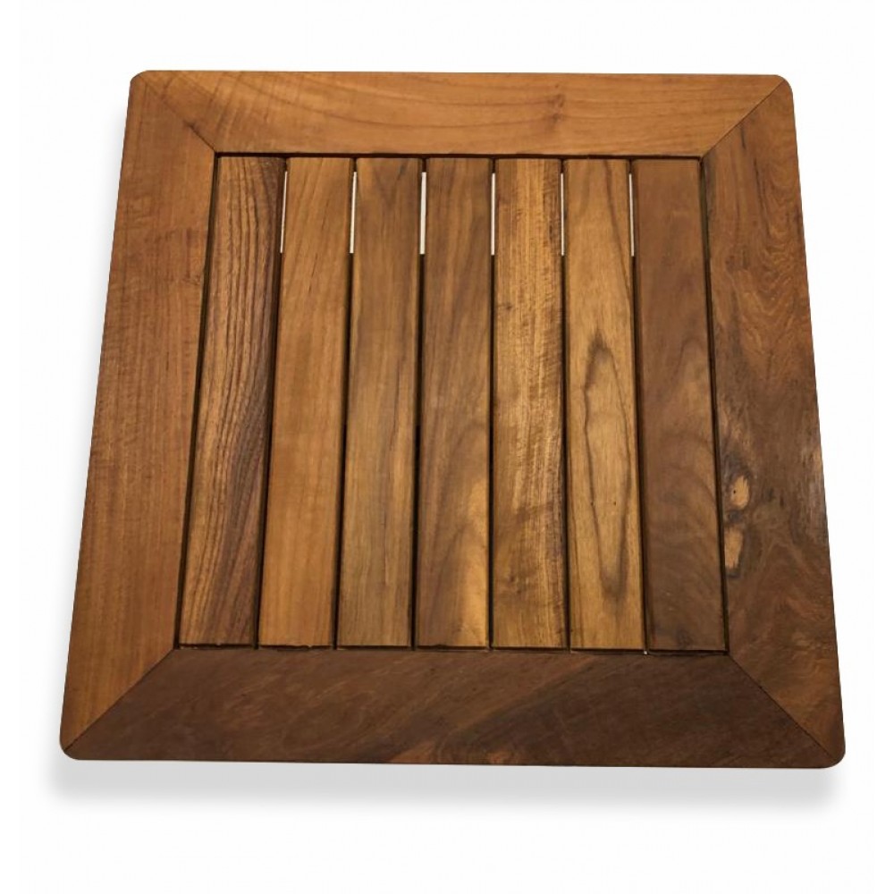 TEAK KARE MASA TABLA 60x60  ( AYAK HARİÇTİR.)